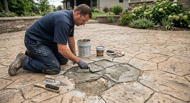 Decorative Concrete Repair in Kalamazoo, MI
